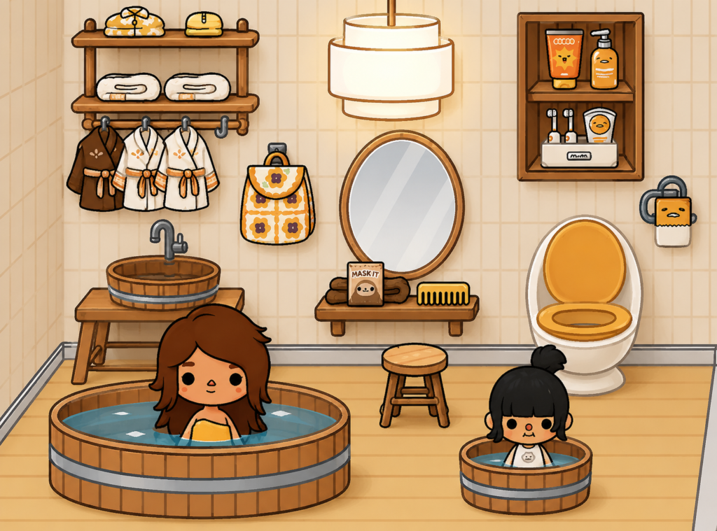 Toca Boca Cozy Bathroom Ideas 🛁🤎✨ | Toca Boca World