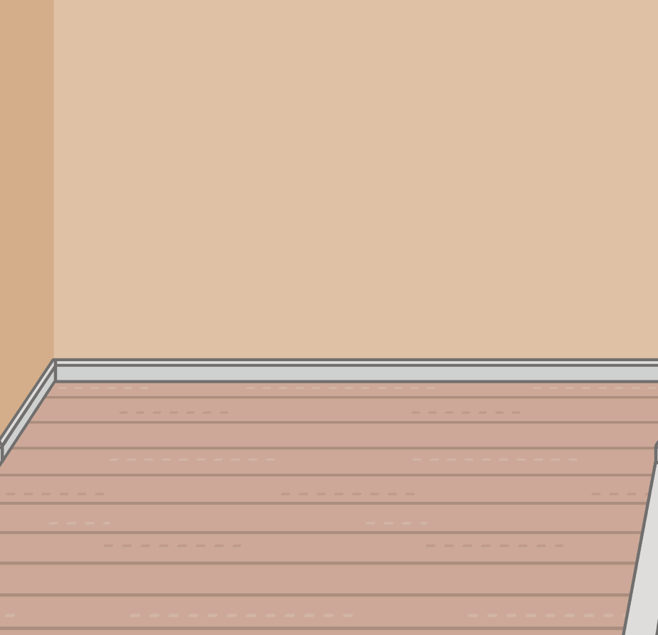 Toca Boca bedroom wall color and flooring