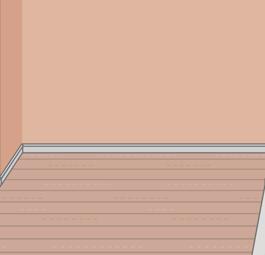 Choose the wall color and flooring for a Toca Boca cozy autumn house